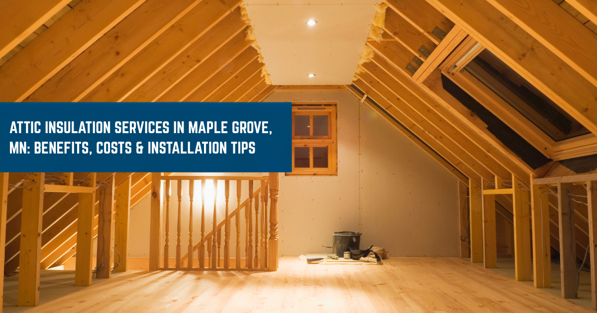 Attic Insulation Services in Maple Grove, MN Benefits, Costs & Installation Tips